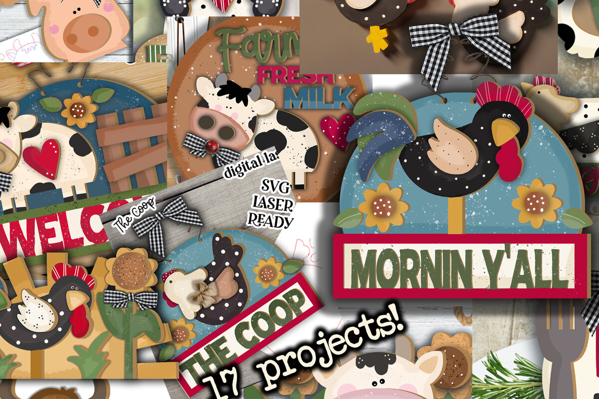 Intra απο ξύλο plywood  Χρώμα wenge 3mm-4mm πάχος - Δέσμη Farm Life για Δίασταση 20x20 cm INTRAFABR-23770692