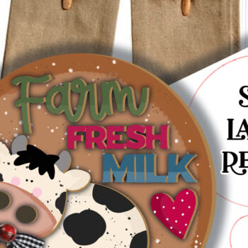 Intra απο ξύλο plywood Χρώμα wenge 3mm-4mm πάχος - Δέσμη Farm Life για Δίασταση 20x20 cm INTRAFABR-23770692 - Image 5