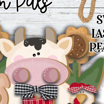 Intra απο ξύλο plywood Χρώμα wenge 3mm-4mm πάχος - Δέσμη Farm Life για Δίασταση 20x20 cm INTRAFABR-23770692 - Image 6