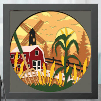 Intra απο ξύλο plywood  Χρώμα wenge 3mm-4mm πάχος - Πρότυπο Farm Shadow Box Δίασταση 8x8 cm INTRAFABR-23770193 - Image 1