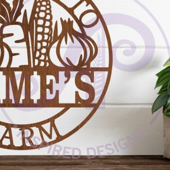 Intra απο ξύλο plywood Χρώμα wenge 3mm-4mm πάχος - Φάρμα Λαχανικά Σήμα Δίασταση 30x20 cm INTRAFABR-124651651 - Image 1