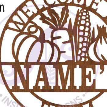 Intra απο ξύλο plywood Χρώμα wenge 3mm-4mm πάχος - Φάρμα Λαχανικά Σήμα Δίασταση 30x20 cm INTRAFABR-124651651 - Image 2