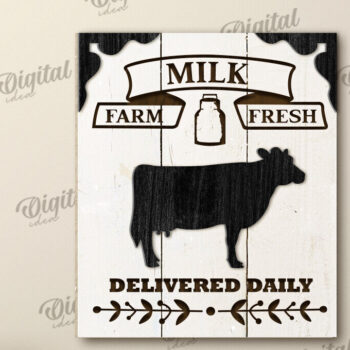 Intra απο ξύλο plywood  Χρώμα wenge 3mm-4mm πάχος - Farmer's Wall Decor . Σημάδι σπιτιού Δίασταση 30x20 cm INTRAFABR-123767656 - Image 1