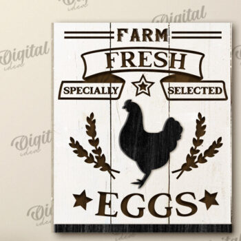 Intra απο ξύλο plywood  Χρώμα wenge 3mm-4mm πάχος - Farmer's Wall Decor . Σημάδι σπιτιού Δίασταση 30x20 cm INTRAFABR-123767276 - Image 1