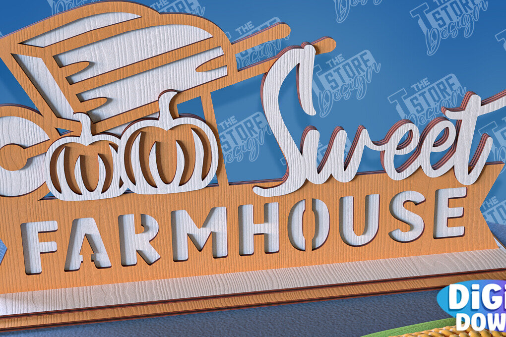 Intra απο ξύλο plywood  Χρώμα wenge 3mm-4mm πάχος - Αγρόκτημα 3D Standing Decor Δίασταση 30x20 cm INTRAFABR-121580396