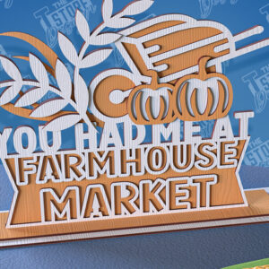 Intra απο ξύλο plywood  Χρώμα wenge 3mm-4mm πάχος - Αγρόκτημα 3D Standing Decor Δίασταση 30x20 cm INTRAFABR-121762747