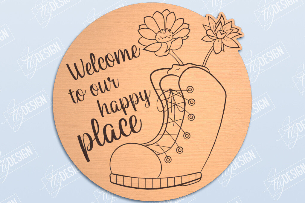 Intra απο ξύλο plywood  Χρώμα wenge 3mm-4mm πάχος - Διακόσμηση αγροικίας | Πινακίδα αγροικίας Δίασταση 30x20 cm INTRAFABR-121422388