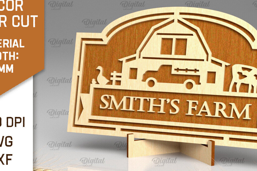 Intra απο ξύλο plywood  Χρώμα wenge 3mm-4mm πάχος - Διακόσμηση αγροικίας με λέιζερ Δίασταση 30x20 cm INTRAFABR-94408011