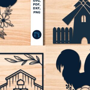 Intra απο ξύλο plywood  Χρώμα wenge 3mm-4mm πάχος - Διακόσμηση αγροικίας Πακέτο με Δίασταση 20x20 cm INTRAFABR-76992665