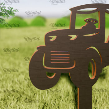 Intra απο ξύλο plywood  Χρώμα wenge 3mm-4mm πάχος - Διακόσμηση αγροικίας . Λέιζερ πασσάλων κήπου Δίασταση 30x20 cm INTRAFABR-103177059 - Image 1