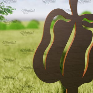 Intra απο ξύλο plywood  Χρώμα wenge 3mm-4mm πάχος - Διακόσμηση αγροικίας . Λέιζερ πασσάλων κήπου Δίασταση 30x20 cm INTRAFABR-100646963