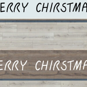 Intra απο ξύλο plywood  Χρώμα wenge 3mm-4mm πάχος - Αγροικία Καλά Χριστούγεννα Δίασταση 15x15 cm INTRAFABR-112043551