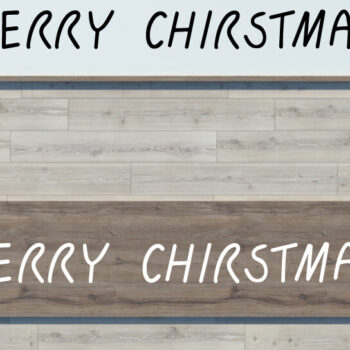 Intra απο ξύλο plywood  Χρώμα wenge 3mm-4mm πάχος - Αγροικία Καλά Χριστούγεννα Δίασταση 15x15 cm INTRAFABR-112043551 - Image 1