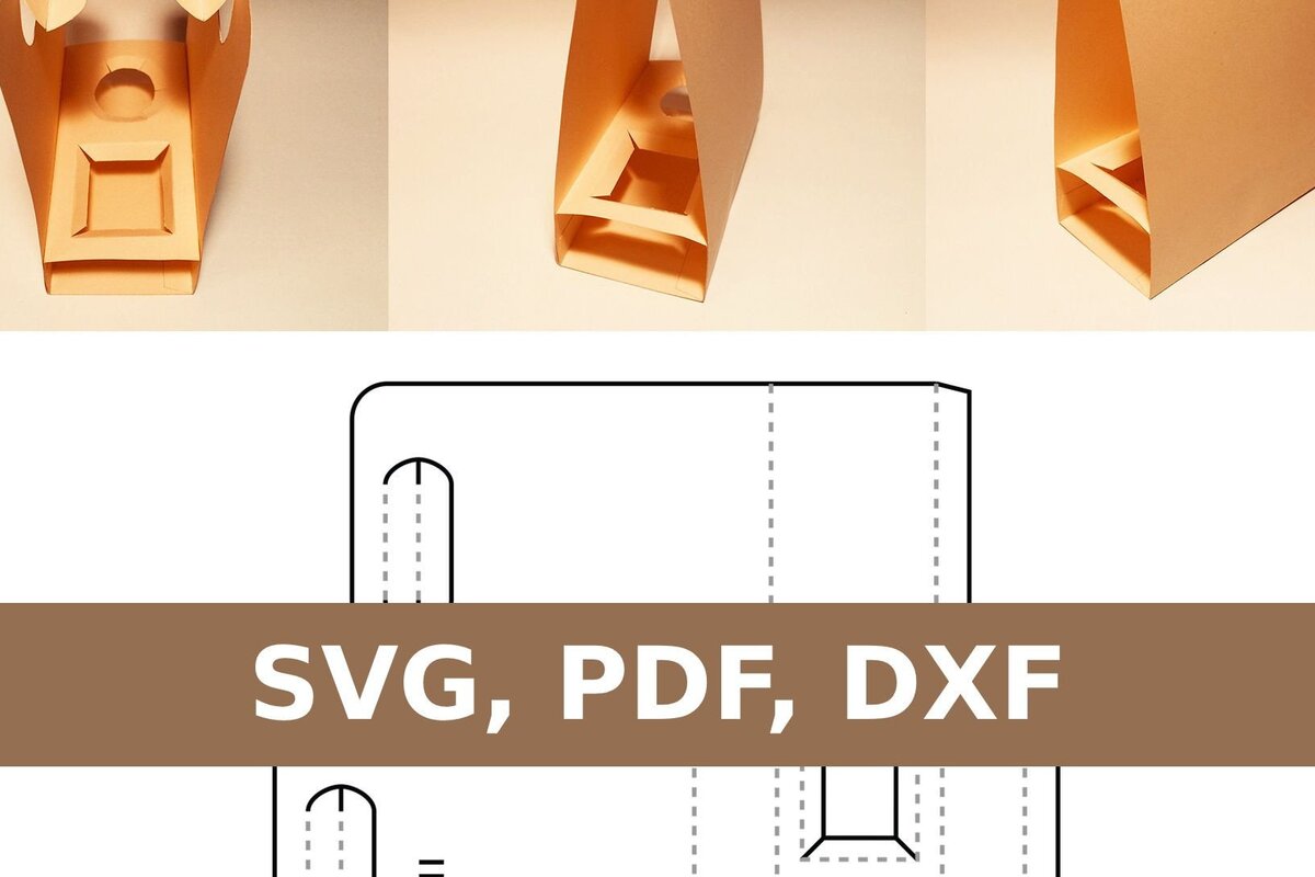 Intra απο ξύλο plywood  Χρώμα wenge 3mm-4mm πάχος - Τσάντα Fast Food Δίασταση 20x20 cm INTRAFABR-101185719