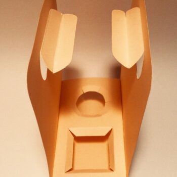 Intra απο ξύλο plywood  Χρώμα wenge 3mm-4mm πάχος - Τσάντα Fast Food Δίασταση 20x20 cm INTRAFABR-101185719 - Image 3