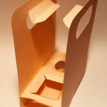 Intra απο ξύλο plywood  Χρώμα wenge 3mm-4mm πάχος - Τσάντα Fast Food Δίασταση 20x20 cm INTRAFABR-101185719 - Image 4