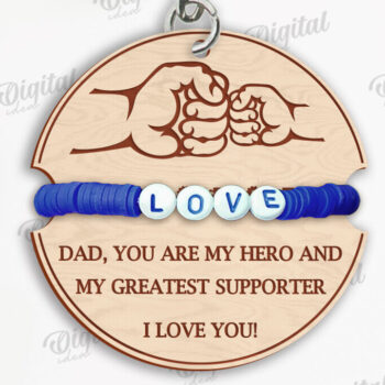 Intra απο ξύλο plywood Χρώμα wenge 3mm-4mm πάχος - Πατέρας θήκη βραχιολιού Δίασταση 4x4 cm INTRAFABR-101183354 - Image 1