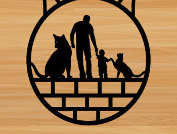 Intra απο ξύλο plywood Χρώμα wenge 3mm-4mm πάχος - Σχεδιασμός τέχνης ών τοίχων για την ημέρα του πατέρα Δίασταση 40x50 cm INTRAFABR-107019268 - Image 1