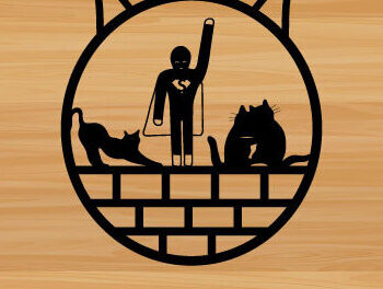 Intra απο ξύλο plywood Χρώμα wenge 3mm-4mm πάχος - Σχεδιασμός τέχνης ών τοίχων για την ημέρα του πατέρα Δίασταση 40x50 cm INTRAFABR-107019090 - Image 1