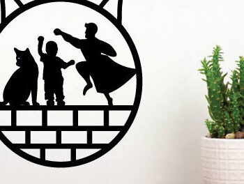 Intra απο ξύλο plywood Χρώμα wenge 3mm-4mm πάχος - Σχεδιασμός τέχνης ών τοίχων για την ημέρα του πατέρα Δίασταση 40x50 cm INTRAFABR-107019207 - Image 2