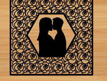 Intra απο ξύλο plywood Χρώμα wenge 3mm-4mm πάχος - διακόσμηση τοίχου με λέιζερ για την ημέρα του πατέρα Δίασταση 40x50 cm INTRAFABR-67132472 - Image 4