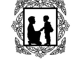 Intra απο ξύλο plywood  Χρώμα wenge 3mm-4mm πάχος - διακόσμηση τοίχου με λέιζερ για την ημέρα του πατέρα Δίασταση 40x50 cm INTRAFABR-124747890 - Image 2