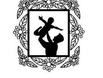 Intra απο ξύλο plywood  Χρώμα wenge 3mm-4mm πάχος - διακόσμηση τοίχου με λέιζερ για την ημέρα του πατέρα Δίασταση 40x50 cm INTRAFABR-118416524 - Image 2