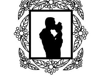 Intra απο ξύλο plywood  Χρώμα wenge 3mm-4mm πάχος - διακόσμηση τοίχου με λέιζερ για την ημέρα του πατέρα Δίασταση 40x50 cm INTRAFABR-118680188 - Image 2