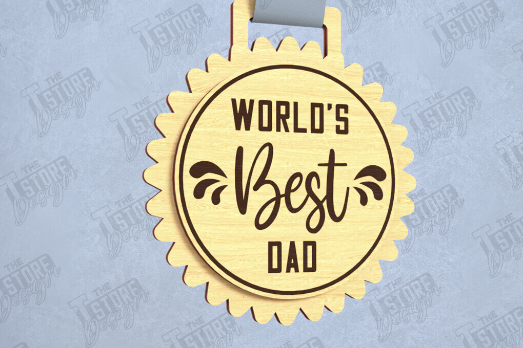 Intra απο ξύλο plywood  Χρώμα wenge 3mm-4mm πάχος - Βραβείο για την Ημέρα του Πατέρα | Ξύλινο τρόπαιο | CNC Δίασταση 20x20 cm INTRAFABR-117873204