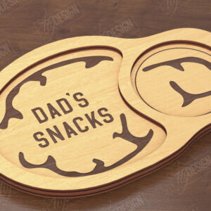 Intra απο ξύλο plywood  Χρώμα wenge 3mm-4mm πάχος - Πίνακας σνακ μπύρας για την ημέρα του πατέρα|Δίσκος σνακ Δίασταση 40x50 cm INTRAFABR-77361914