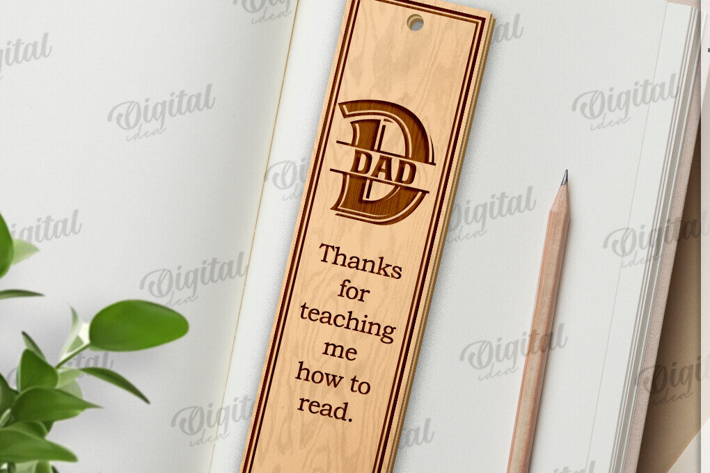 Intra απο ξύλο plywood  Χρώμα wenge 3mm-4mm πάχος - Απο σελιδοδείκτης για την Ημέρα του Πατέρα Δίασταση 5x20 cm INTRAFABR-115733791