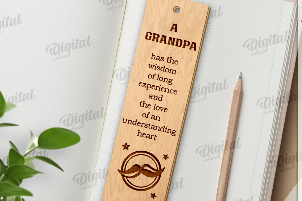 Intra απο ξύλο plywood  Χρώμα wenge 3mm-4mm πάχος - Απο σελιδοδείκτης για την Ημέρα του Πατέρα Δίασταση 5x20 cm INTRAFABR-29289168