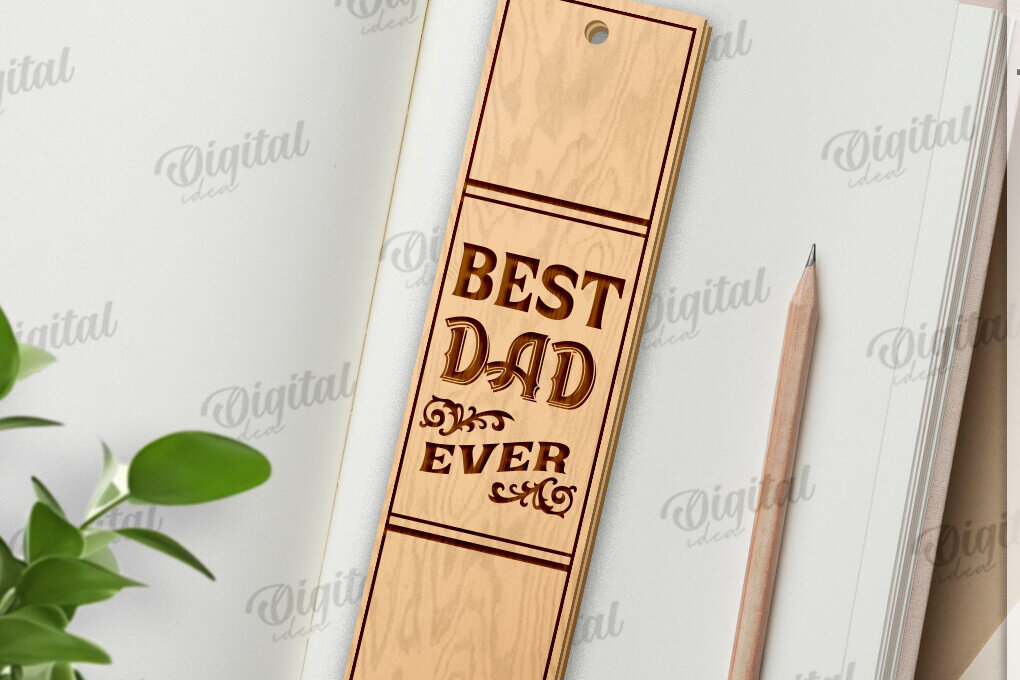 Intra απο ξύλο plywood  Χρώμα wenge 3mm-4mm πάχος - Απο σελιδοδείκτης για την Ημέρα του Πατέρα Δίασταση 5x20 cm INTRAFABR-113766096