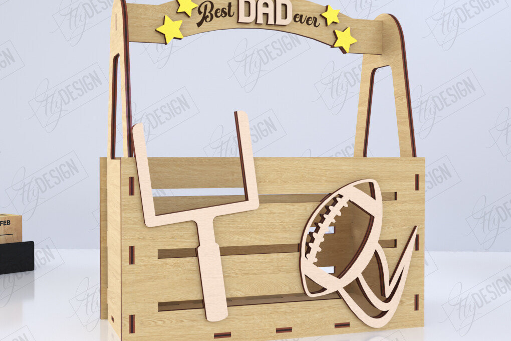 Intra απο ξύλο plywood  Χρώμα wenge 3mm-4mm πάχος - Κουτί για την Ημέρα του Πατέρα | Κουτί αποθήκευσης | Δώρο Δίασταση 15x15 cm INTRAFABR-94238662