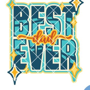 Intra απο ξύλο plywood  Χρώμα wenge 3mm-4mm πάχος - Fathers Day Cake Topper 3D Best Dad Ever Δίασταση 714x714 cm INTRAFABR-118294174 - Image 3