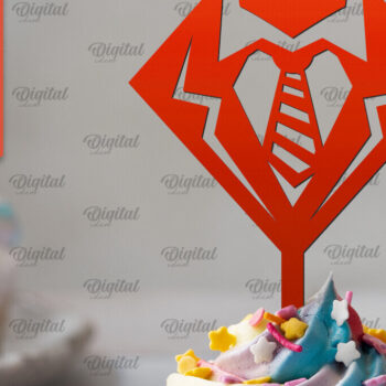 Intra απο ξύλο plywood Χρώμα wenge 3mm-4mm πάχος - Τούρτα για την Ημέρα του Πατέρα Δίασταση 30x20 cm INTRAFABR-77074017 - Image 1