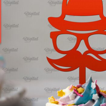 Intra απο ξύλο plywood Χρώμα wenge 3mm-4mm πάχος - Τούρτα για την Ημέρα του Πατέρα Δίασταση 30x20 cm INTRAFABR-77074030 - Image 1