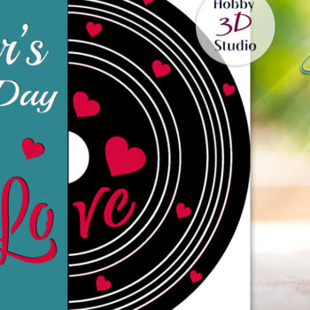 Intra απο ξύλο plywood Χρώμα wenge 3mm-4mm πάχος - Πρότυπο αποκοπής κάρτας για τη γιορτή του πατέρα Δίασταση 10x15 cm INTRAFABR-77073982 - Image 4