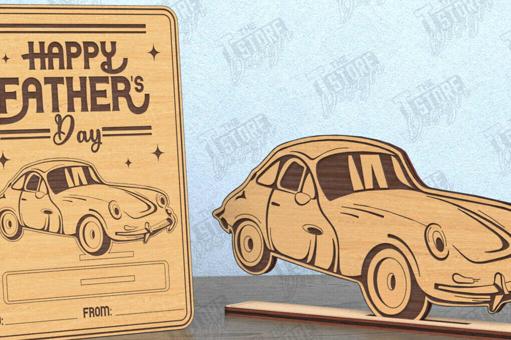 Intra απο ξύλο plywood  Χρώμα wenge 3mm-4mm πάχος - Κάρτα για τη γιορτή του πατέρα | Δώρο | Ευχετήρια κάρτα Δίασταση 10x15 cm INTRAFABR-77073891