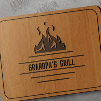 Intra απο ξύλο plywood Χρώμα wenge 3mm-4mm πάχος - Πίνακας κοπής για τη γιορτή του πατέρα | CNC Δίασταση 40x50 cm INTRAFABR-24462853 - Image 1