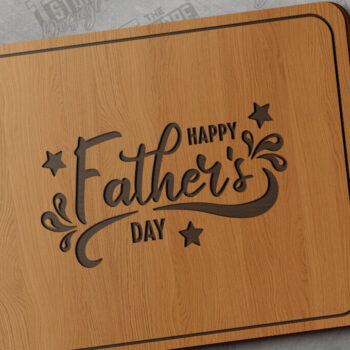 Intra απο ξύλο plywood Χρώμα wenge 3mm-4mm πάχος - Πίνακας κοπής για τη γιορτή του πατέρα | CNC Δίασταση 40x50 cm INTRAFABR-36023189 - Image 1