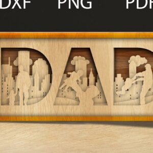 Intra απο ξύλο plywood  Χρώμα wenge 3mm-4mm πάχος - Κορνίζες αρχείων με για τη γιορτή του πατέρα Δίασταση 20x20 cm INTRAFABR-93172089