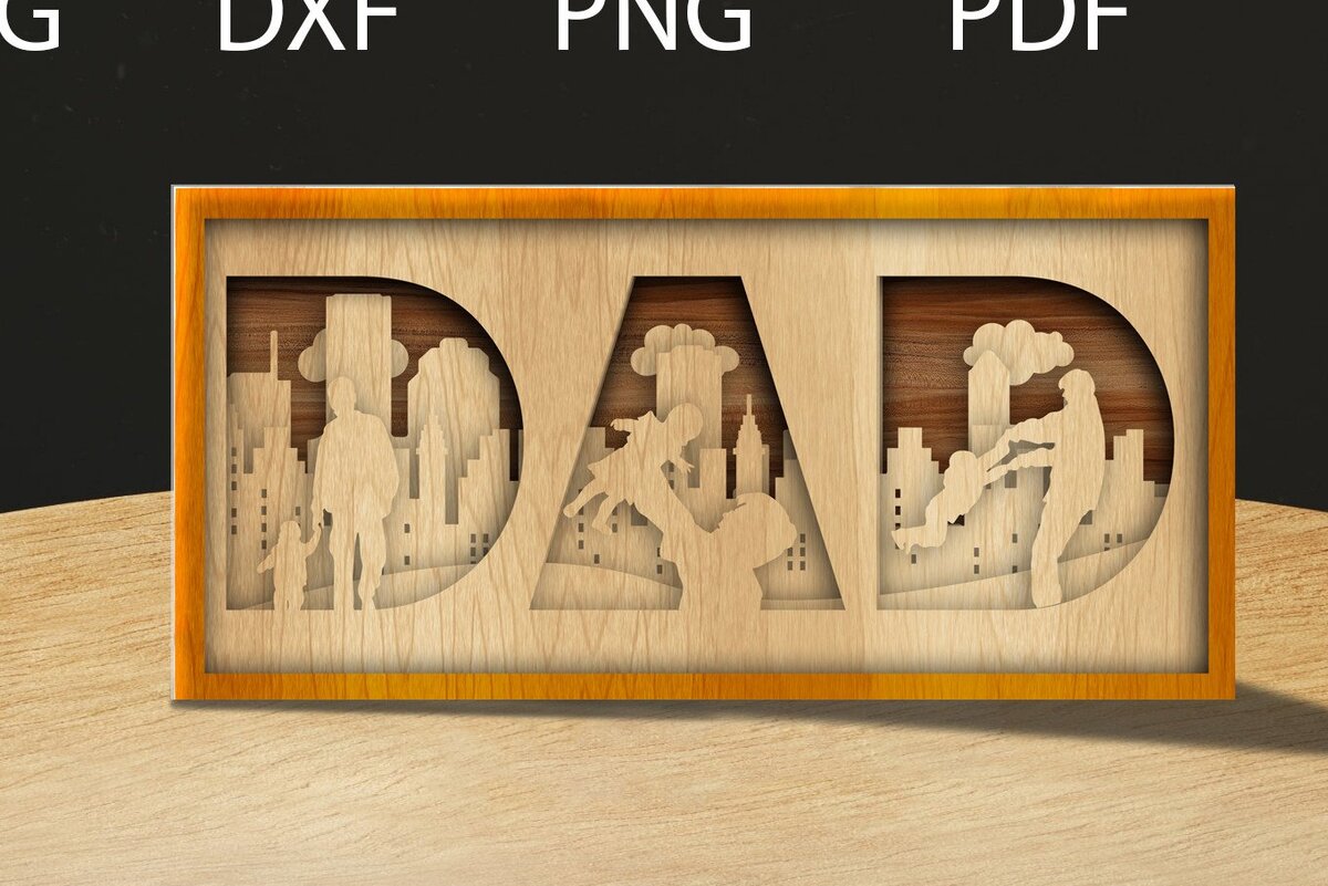 Intra απο ξύλο plywood  Χρώμα wenge 3mm-4mm πάχος - Κορνίζες αρχείων με για τη γιορτή του πατέρα Δίασταση 20x20 cm INTRAFABR-93172089