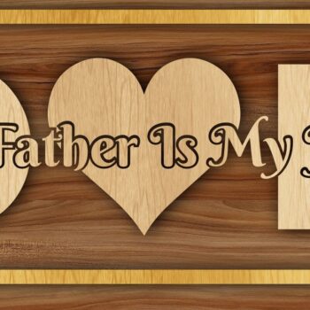 Intra απο ξύλο plywood  Χρώμα wenge 3mm-4mm πάχος - κοπής με λέιζερ για τη γιορτή του πατέρα Δίασταση 20x20 cm INTRAFABR-121580245 - Image 2