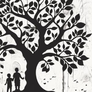 Intra απο ξύλο plywood  Χρώμα wenge 3mm-4mm πάχος - περικοπής για τη γιορτή του πατέρα Dad Tree Δίασταση 4x4 cm INTRAFABR-110501740