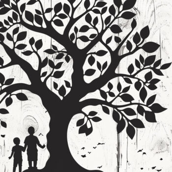 Intra απο ξύλο plywood Χρώμα wenge 3mm-4mm πάχος - περικοπής για τη γιορτή του πατέρα Dad Tree Δίασταση 4x4 cm INTRAFABR-110501740 - Image 1