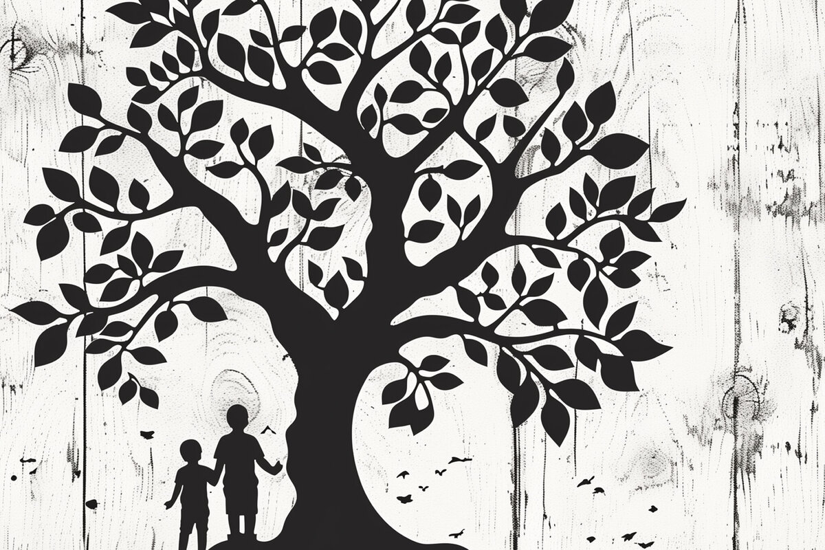 Intra απο ξύλο plywood  Χρώμα wenge 3mm-4mm πάχος - περικοπής για τη γιορτή του πατέρα Dad Tree Δίασταση 4x4 cm INTRAFABR-110501740