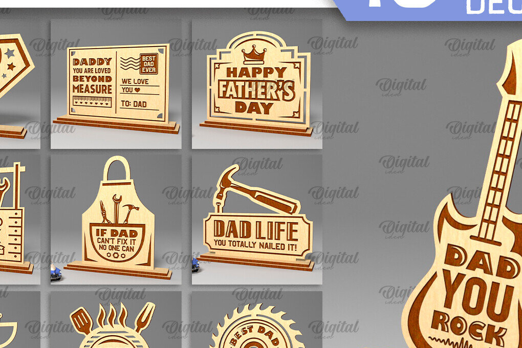 Intra απο ξύλο plywood  Χρώμα wenge 3mm-4mm πάχος - Διακόσμηση για την Ημέρα του Πατέρα με Δίασταση 30x20 cm INTRAFABR-97171554