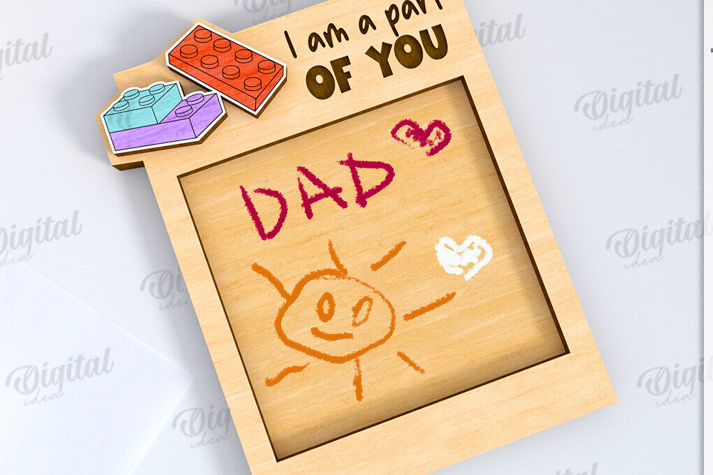 Intra απο ξύλο plywood  Χρώμα wenge 3mm-4mm πάχος - Λέιζερ δώρου σχεδίασης πλάκας ημέρας του πατέρα Δίασταση 30x20 cm INTRAFABR-104701953