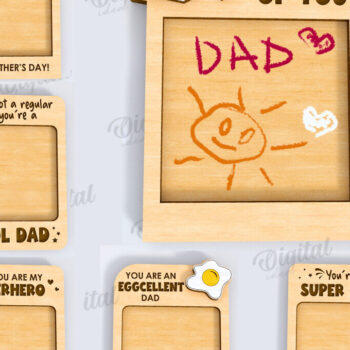 Intra απο ξύλο plywood Χρώμα wenge 3mm-4mm πάχος - Πακέτο δώρου με πλάκες ζωγραφικής για την ημέρα του πατέρα Δίασταση 30x20 cm INTRAFABR-17360852 - Image 1